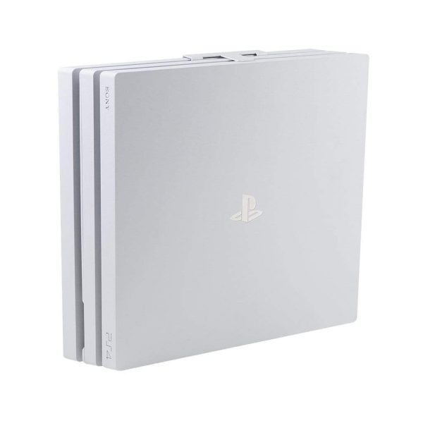White PS4 wall mount
