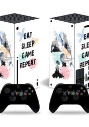 Eat Sleep Game Xbox Series X Skin Bundle