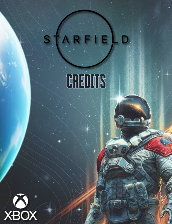 Starfield credits for Xbox Series X