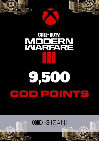 9500 COD points